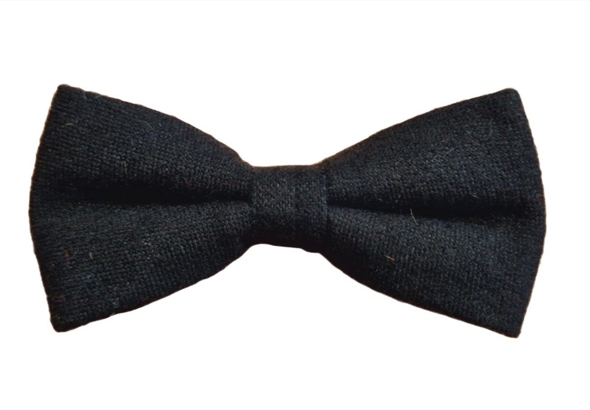 Bow-tie 50% wool-50% microfiber / black