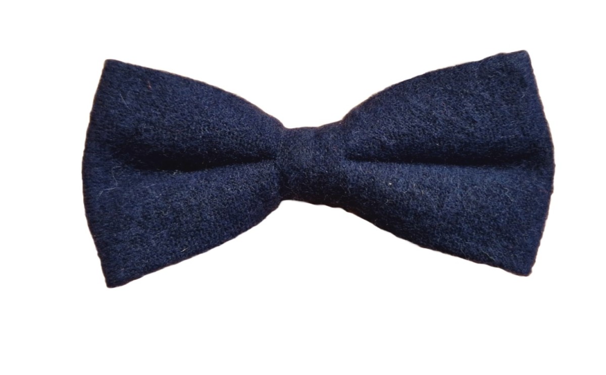 Bow-tie 50% wool-50% microfiber / navy