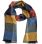 Wintersjaal geblokt 30-180cm 30 wol-70 acryl multicolor